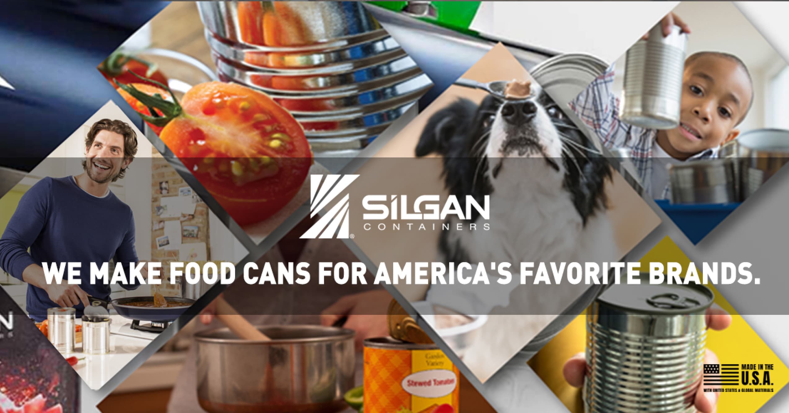 Silgan Containers. We make food cans for America's Favorite Brands.